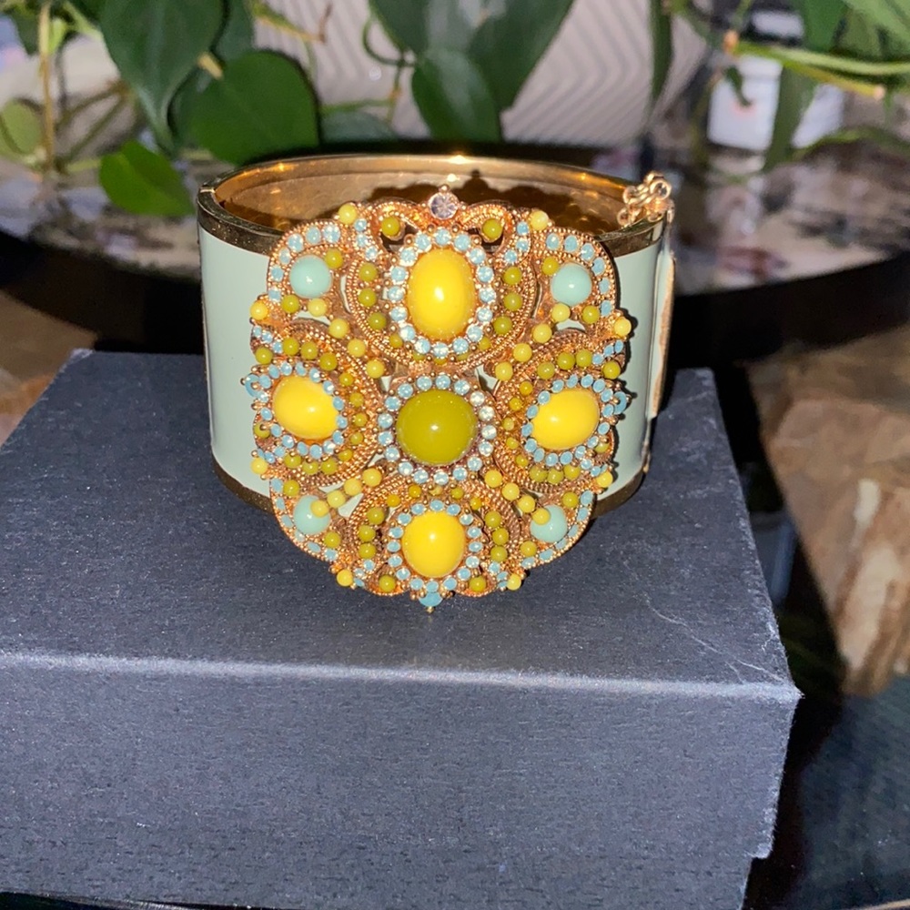J Crew jewel adorned cuff